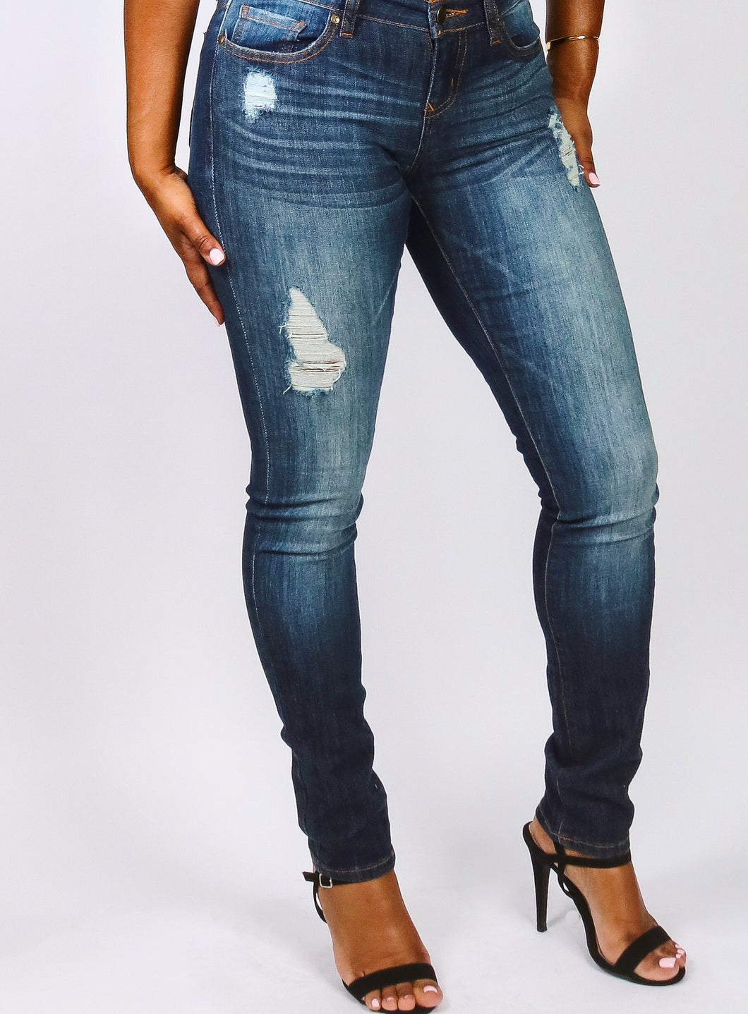 Karli Dark Wash Denim Jeans