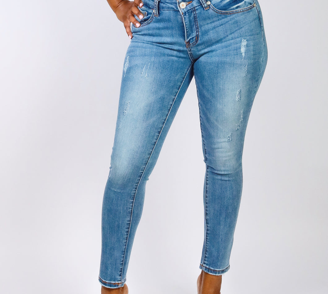 Karli  Light Wash Denim Jeans